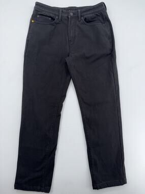 CAT Men's Fleece Lined Canvas Pants, Black, Size 32X32